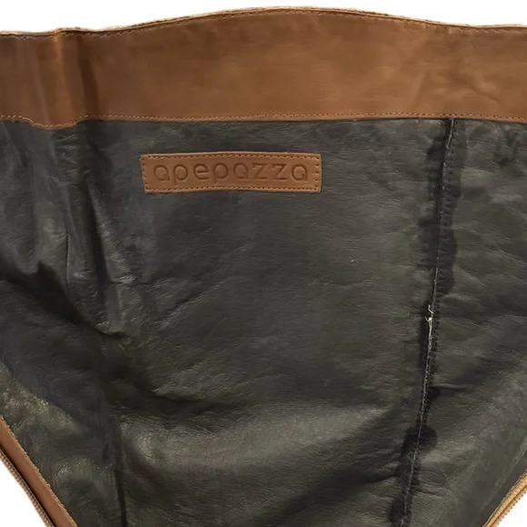 Apepazza Italian Leather Lace Up Knee High Tan EU 40 US 9 - Picture 9 of 11